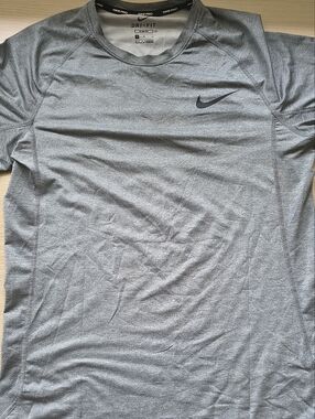 Nike Gray Dri-FIT Short Sleeve Performance Tee